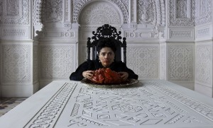 Salma Hayek as the Queen of Longtrellis in <i>Tale of Tales</i>. Curzon Artificial Eye