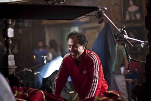 Matteo Garrone on the set of <i>Tale of Tales</i>. Curzon Artificial Eye